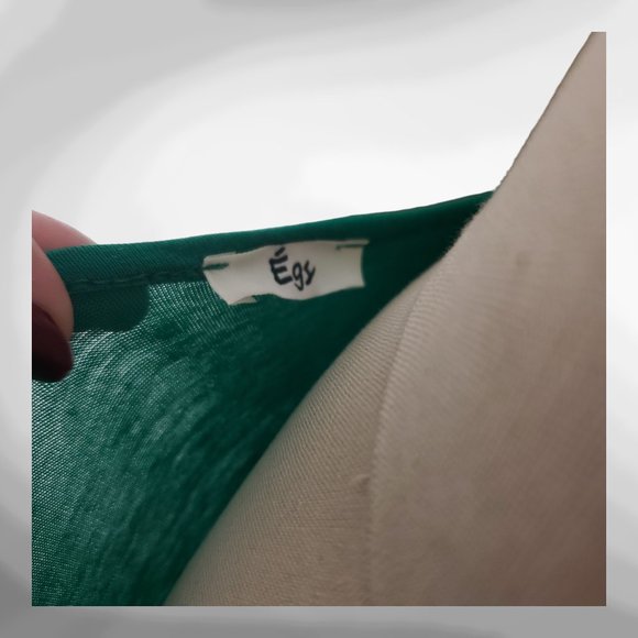 Kelly Green Ruffle Tulip-Hem Tie-Waist Flutter-Sleeve Dress  Size XXL NWOT - Picture 10 of 12